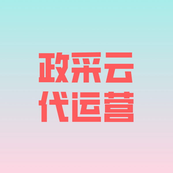 饶平政采云代运营